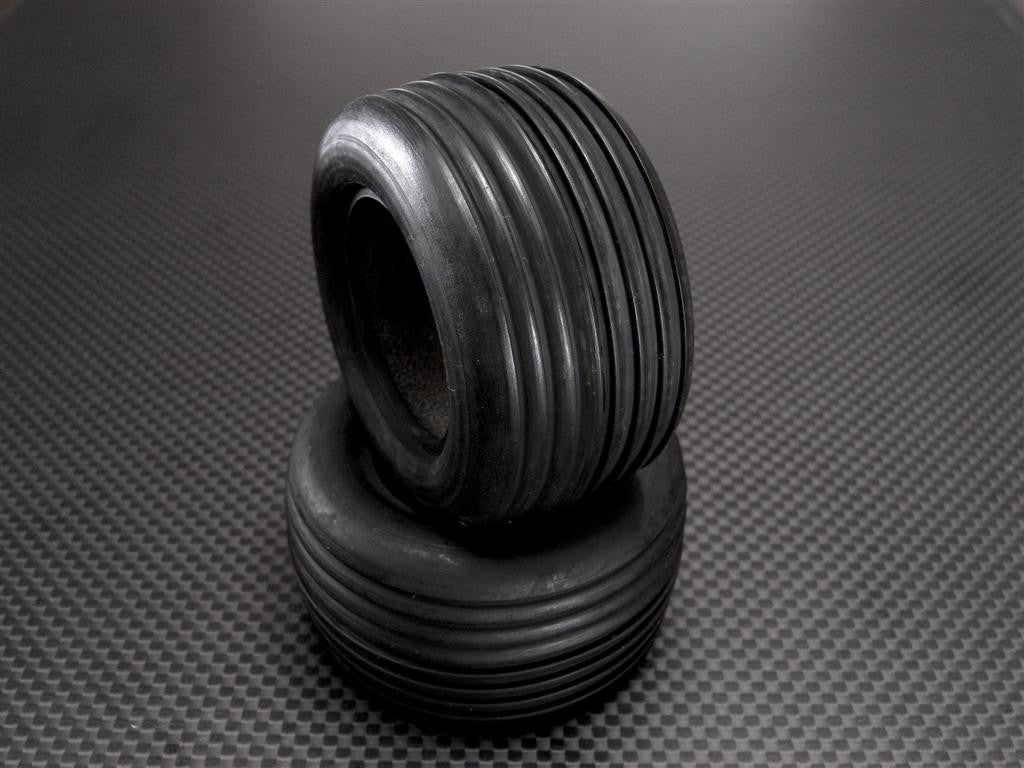 Team Losi Mini-T Front/Rear Rubber Radial Tires With Insert (40 Deg) -1Pr