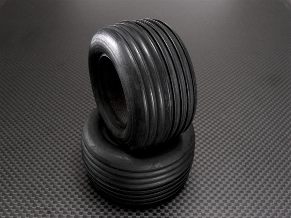 Team Losi Mini-T Front/Rear Rubber Radial Tires With Insert (40 Deg) -1Pr