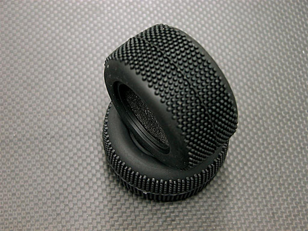 Team Losi Mini-T Front/Rear Rubber Radial Tires With Insert (40 Deg) - 1Pr