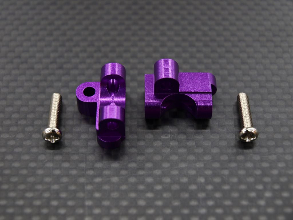 HPI Super Nitro RS4 Aluminum Rear Bulkhead Set - 1Pr Purple