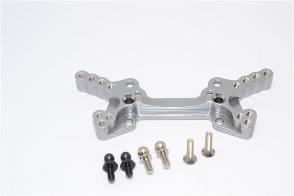 HPI Sprint 2 Aluminum Rear Damper Plate - 1 Set Gray Silver