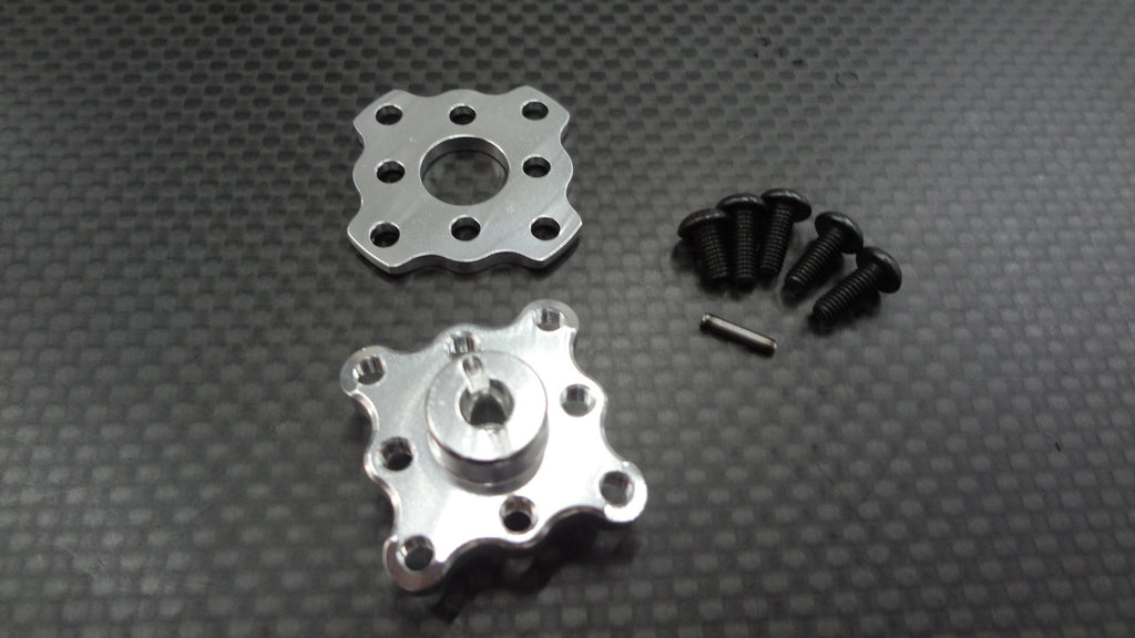 HPI Sprint 2 Aluminum Spur Gear Hub With Pin - 1Set Silver