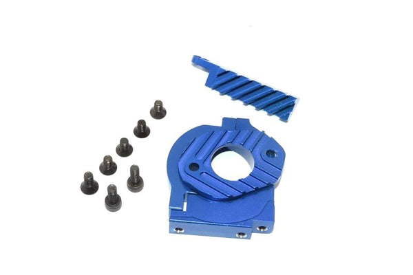 HPI Sport 3 Flux Aluminum Motor Heat Sink Mount - 1 Set Blue