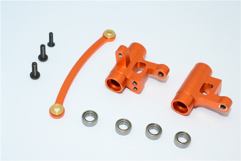 HPI Sport 3 Flux Aluminum Steering Assembly - 1 Set Orange