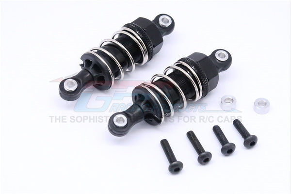 HPI Sport 3 Flux Aluminum Front/Rear Adjustable Shocks (50mm) With Plastic Ball Top - 1Pr Set Black