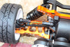 HPI Sport 3 Flux Aluminum Completed Tie Rod - 7Pcs Orange