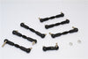 HPI Sport 3 Flux Aluminum Completed Tie Rod - 7Pcs Black