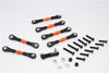 HPI Sport 3 Flux Aluminum Completed Tie Rod - 7Pcs Orange