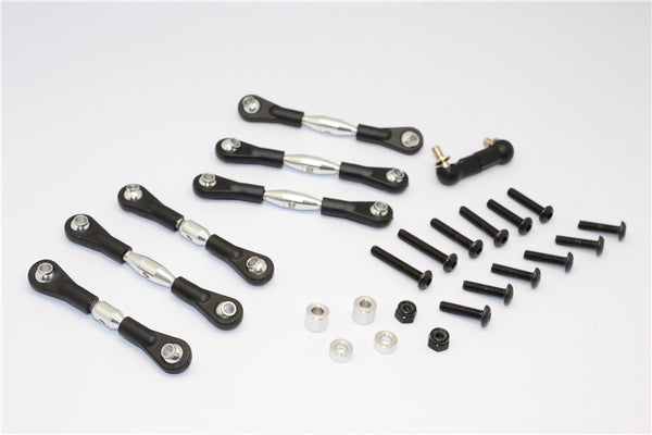HPI Sport 3 Flux Aluminum Completed Tie Rod - 7Pcs Silver
