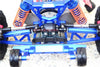 Traxxas Rustler 4X4 VXL (67076-4) / Hoss 4X4 VXL (90076-4) Harden Steel #45 Rear Axle CVD Drive Shaft With Alloy Body - 1 Pair Set Blue