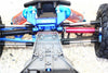 Traxxas Rustler 4X4 VXL (67076-4) / Hoss 4X4 VXL (90076-4) Harden Steel #45 Front Axle CVD Drive Shaft With Alloy Body - 1 Pair Set Blue