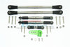 Losi 1/6 Super Baja Rey 4X4 Desert Truck Stainless Steel Adjustable Tie Rods With Aluminum Servo Horn - 29Pc Set Green