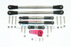 Losi 1/6 Super Baja Rey 4X4 Desert Truck Stainless Steel Adjustable Tie Rods With Aluminum Servo Horn - 29Pc Set Red