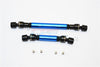Axial SCX10 II (AX90046) Steel+Aluminum Front+Rear Center Shaft - 1 Set Blue