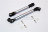 Axial SCX10 II (AX90046) Steel Adjustable Main Shaft With Alloy Body - 1 Set Gray Silver