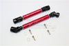 Axial SCX10 II (AX90046) Steel Adjustable Main Shaft With Alloy Body - 1 Set Red
