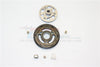 Axial SCX10 II (AX90046) Aluminum Spur Gear Adapter + Steel Gear 55T - 1 Set Gray Silver