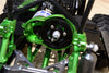 Axial SCX10 II (AX90046) Aluminum Spur Gear Adapter + Steel Gear 56T - 1 Set Green