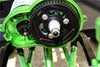 Axial SCX10 II (AX90046) Aluminum Spur Gear Adapter + Steel Gear 57T - 1 Set Green