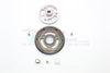 Axial SCX10 II (AX90046) Aluminum Spur Gear Adapter + Steel Gear 56T - 1 Set Gray Silver