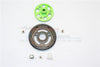 Axial SCX10 II (AX90046) Aluminum Spur Gear Adapter + Steel Gear 56T - 1 Set Green