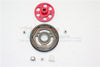 Axial SCX10 II (AX90046) Aluminum Spur Gear Adapter + Steel Gear 56T - 1 Set Red