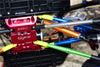 Axial SCX10 II (AX90047) Steel Adjustable Main Shaft With Alloy Body - 1 Set Red