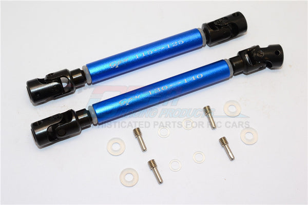 Axial SCX10 II (AX90047) Steel Adjustable Main Shaft With Alloy Body - 1 Set Blue