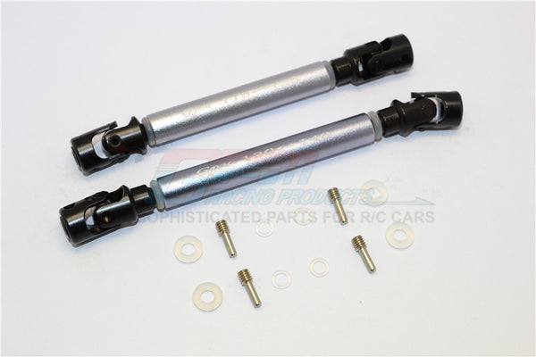 Axial SCX10 II (AX90047) Steel Adjustable Main Shaft With Alloy Body - 1 Set Gray Silver