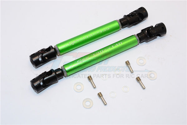 Axial SCX10 II (AX90047) Steel Adjustable Main Shaft With Alloy Body - 1 Set Green