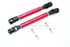 Axial SCX10 II (AX90047) Steel Adjustable Main Shaft With Alloy Body - 1 Set Red