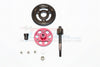 Axial SCX10 II (AX90047) Aluminum Spur Gear Adapter+Steel Gear 55T - 1 Set Red