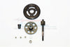 Axial SCX10 II (AX90047) Aluminum Spur Gear Adapter+Steel Gear 56T - 1 Set Black