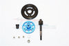 Axial SCX10 II (AX90047) Aluminum Spur Gear Adapter+Steel Gear 56T - 1 Set Blue