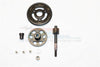Axial SCX10 II (AX90047) Aluminum Spur Gear Adapter+Steel Gear 57T - 1 Set Black