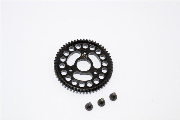 Traxxas Slash 4X4 Steel Main Gear (56T) - 1Pc Set Black