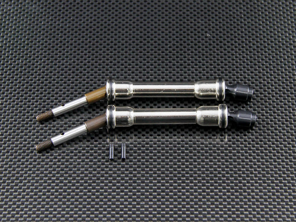 Traxxas Slash 4X4 Steel Rear Universal Swing Shaft (CVD) - 1 Pr Silver