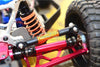 Traxxas Slash 4X4 / Slash 4X4 LCG Steel+Aluminium Widen Rear CVD Drive Shaft With Knuckle Arm - 12Pc Set Red