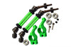 Steel + Aluminium Widen Rear CVD Drive Shaft with Knuckle Arm For 1:10 Traxxas Slash 4X4 / Slash 4X4 LCG / Rustler 4X4 VXL - 12Pc Set Green