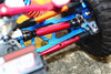Traxxas Slash 4X4 / Slash 4X4 LCG Steel+Aluminium Widen Front CVD Drive Shaft With Knuckle Arm - 12Pc Set Silver