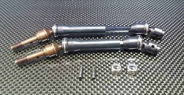 Traxxas Slash 4X4 Steel Front CVD Universal Swing Shaft With Spring Steel Cup Joint - 1Pr Silver