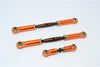 Traxxas Slash 4X4 Spring Steel Turnbuckles With Aluminum Ball Ends - 3Pcs Set Orange