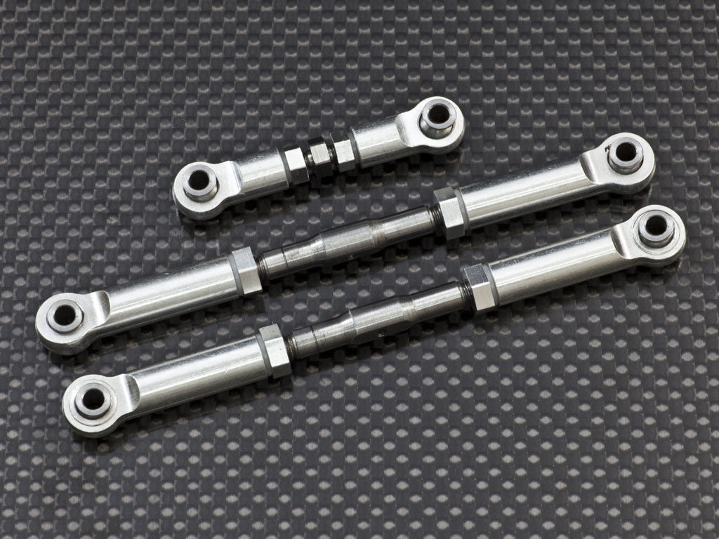 Traxxas Slash 4X4 Steel Turnbuckles With Aluminum Ball Ends - 3 Pcs Set Silver