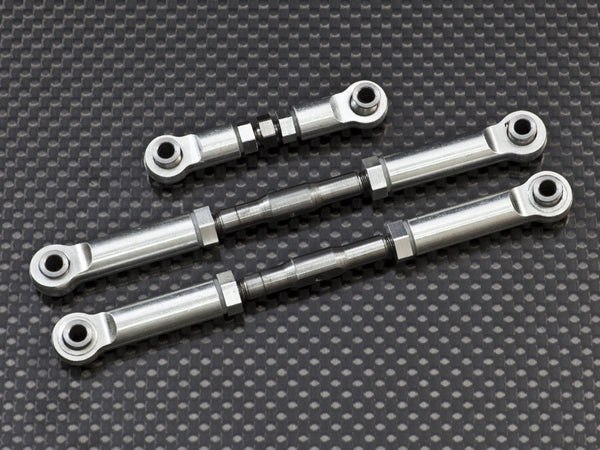 Traxxas Slash 4X4 Steel Turnbuckles With Aluminum Ball Ends - 3 Pcs Set Silver