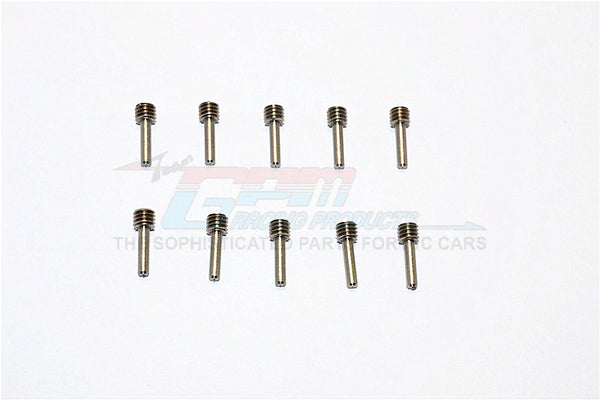 Stainless Steel Screw Shaft M4X2X12 (3.2mm Thread Length & 8.8mm Shaft Length) - 10Pcs