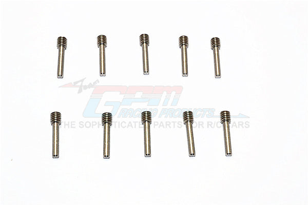 Stainless Steel Screw Shaft M4X2.4X16.5 (4mm Thread Length & 12.5mm Shaft Length) - 10Pcs