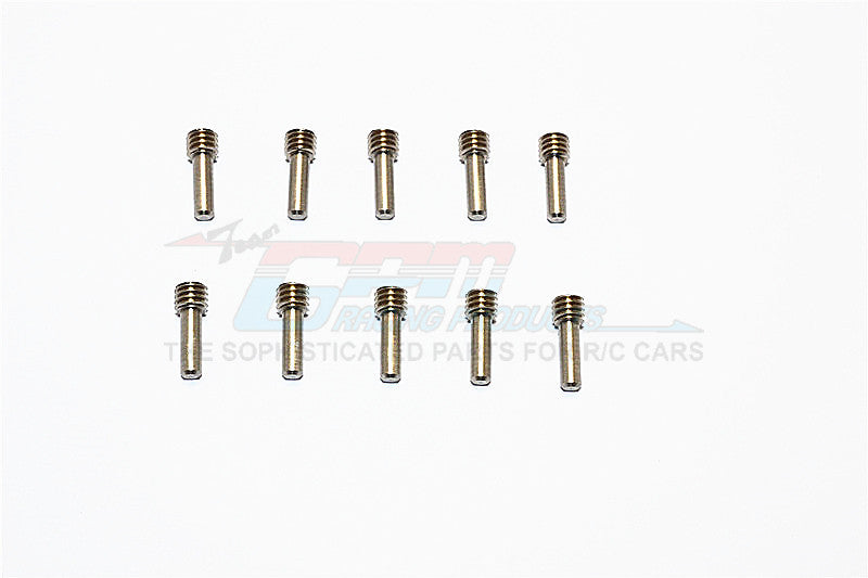 Stainless Steel Screw Shaft M4X2.5X11 (3.3M Thread Length & 7.7mm Shaft Length) - 10Pcs