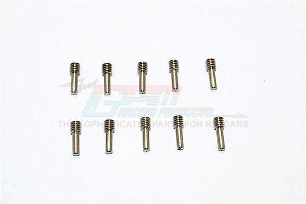 Stainless Steel Screw Shaft M4X2.5X12 (4mm Thread Length & 8mm Shaft Length) - 10Pcs