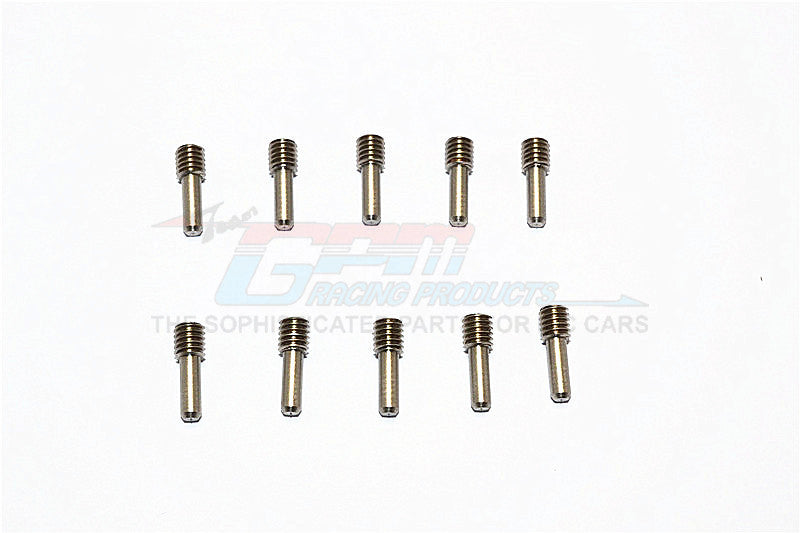 Stainless Steel Screw Shaft M4X2.6X12 (4.2mm Thread Length & 7.8mm Shaft Length) - 10Pcs