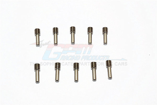 Stainless Steel Screw Shaft M4X2.6X12 (4.2mm Thread Length & 7.8mm Shaft Length) - 10Pcs